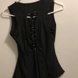 Black beautiful body suit